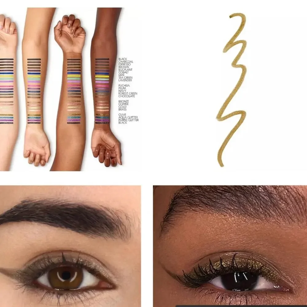 NEW SEPHORA COLLECTION Ultimate Gel Waterproof Eyeliner Pencil Olive Glitter #23